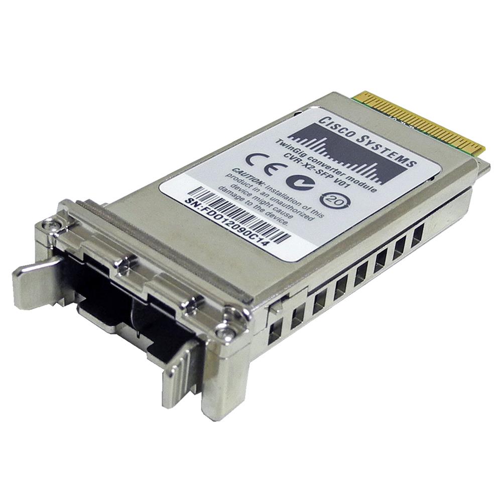 Original Cisco TwinGig CVR-X2-SFP V01 Converter Module PN COUIAF9CAA Original Cisco TwinGig CVR-X2-SFP V01 Converter Module PN COUIAF9CAA