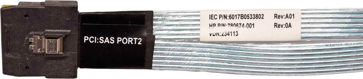 HP ProLiant DL380 G9 Dual MiniSAS Kabel 2x SFF-8087 - Dual SFF8087 780674-001 784627-001