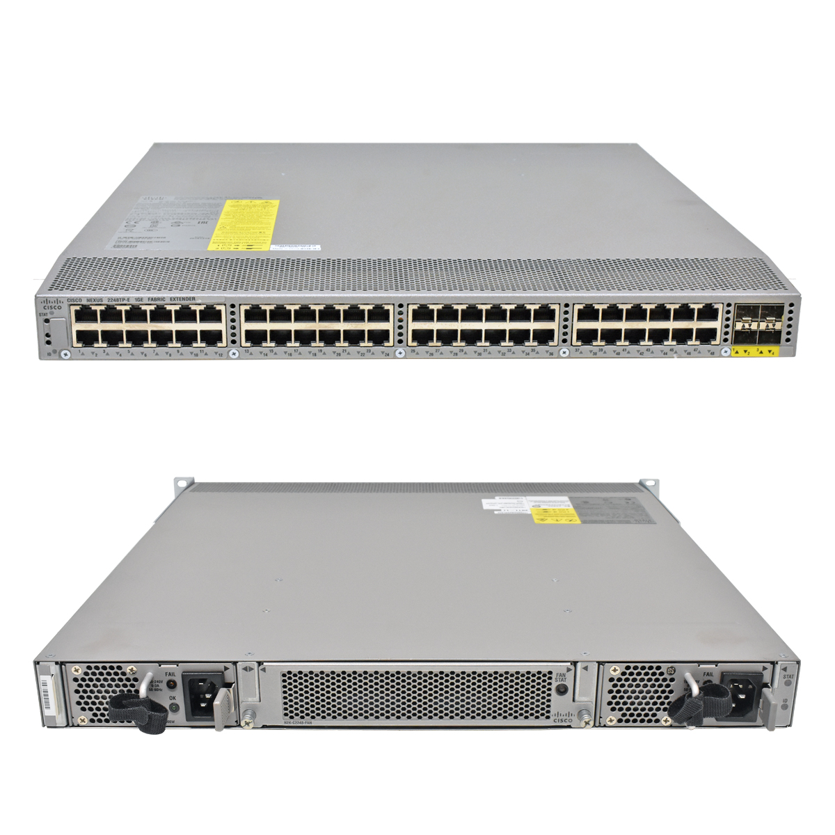 Cisco Nexus 2248TP-E 1GE N2K-C2248TP-E-1GE 68-4059-01 52-Ports graue PSUs Cisco Nexus 2248TP 1GE N2K-C2248TP-1GE 68-3756-01 52-Ports