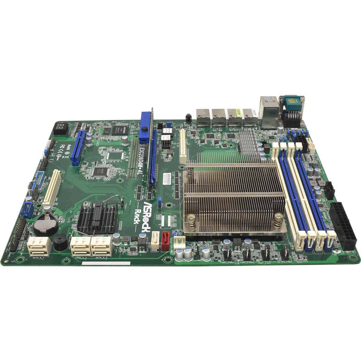 ASRock Server Motherboard E3C236D4M-4L C236 LGA1151 DDR4 IPMI KVM ATX + Heatsink ASRock Server Motherboard E3C236D4M-4L C236 LGA1151 DDR4 IPMI KVM ATX + Heatsink