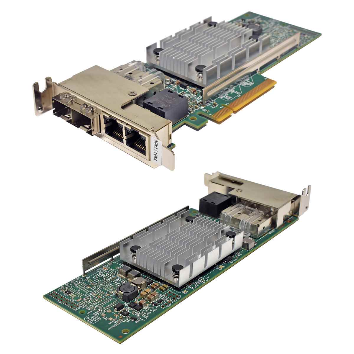 IBM Broadcom 00E2715 BCM957800A0006I 4-Port PCIe x8 Ethernet Adapter 2x 10G SFP+ 2x 1G RJ-45 LP IBM Broadcom 00E2715 BCM957800A0006I 4-Port PCIe x8 Ethernet Adapter 2x 10G SFP+ 2x 1G RJ-45 LP