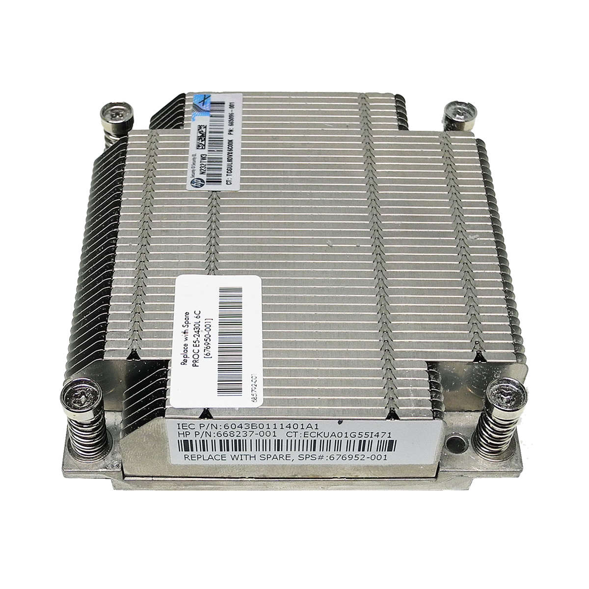 HP-ProLiant-DL360e-Gen8-CPU-Heatsink-Kühler-676952-003.jpg HP ProLiant DL360e Gen8 CPU Heatsink / Kühler 676952-001 668237-001