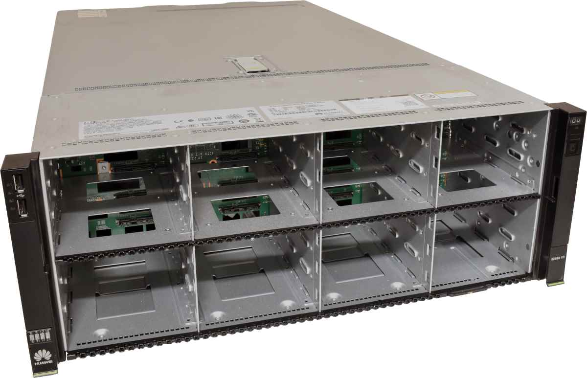 HUAWEI 5288X V5 Server ohne CPU ohne RAM  0 GB RAM mit 2 x Kühler 36x LFF 6x SFF