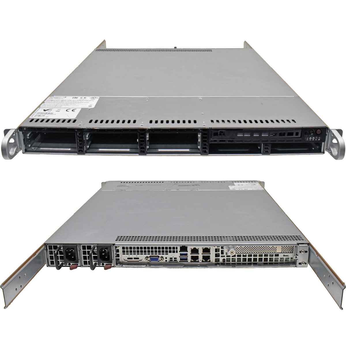 Supermicro CSE-113M-6 1U 2x Intel Xeon E5-2640 v4 32GB PC4 8x SFF 2,5 Supermicro CSE-113M-6 1U 2x Intel Xeon E5-2640 v4 32GB PC4 8x SFF 2,5