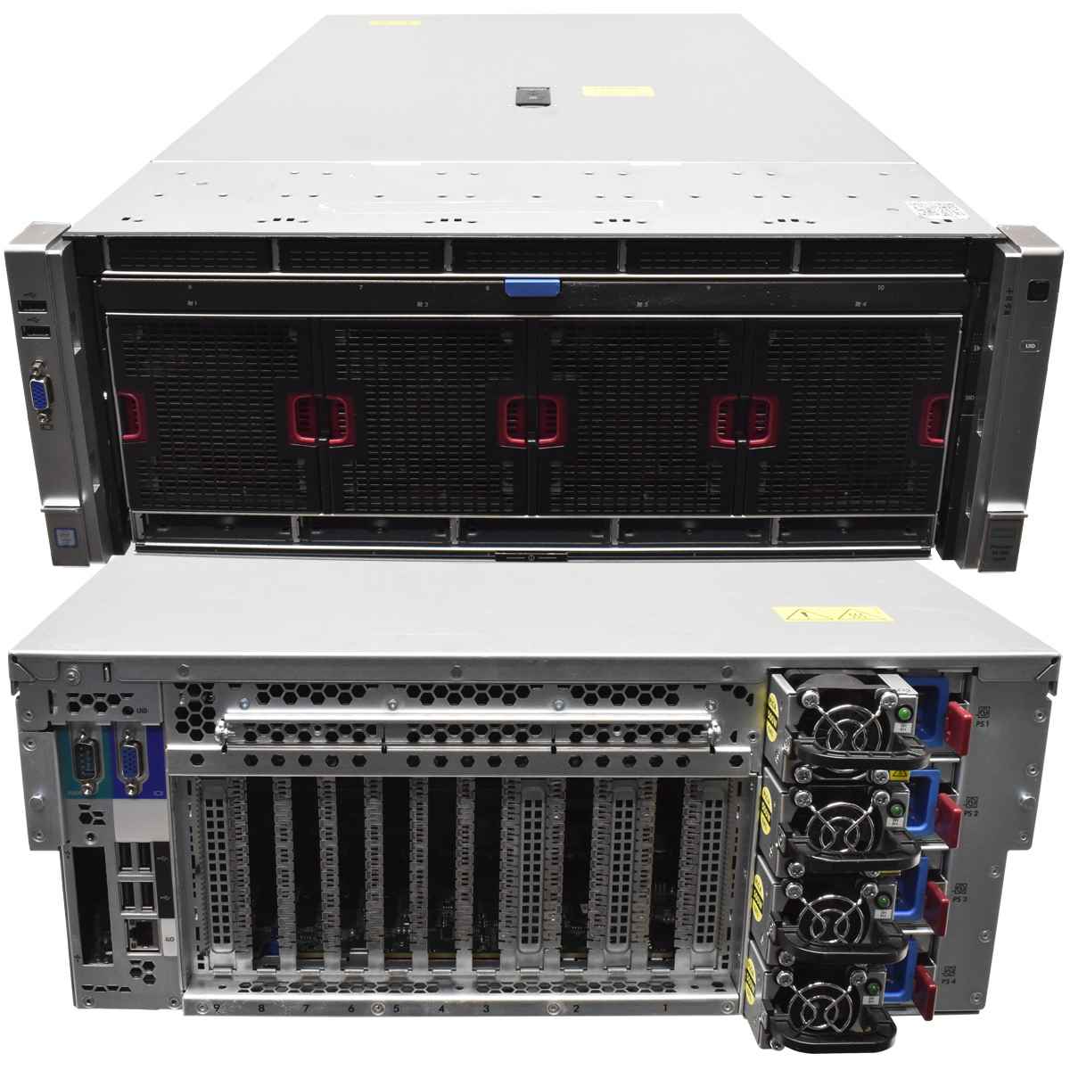 HP ProLiant DL580 G9 4x E7-8860 V3 2.20Ghz 0GB RAM 10 Bay 2,5 4x1500W HP ProLiant DL580 G9 4x E7-8860 V3 2.20Ghz 0GB RAM 10 Bay 2,5 4x1500W