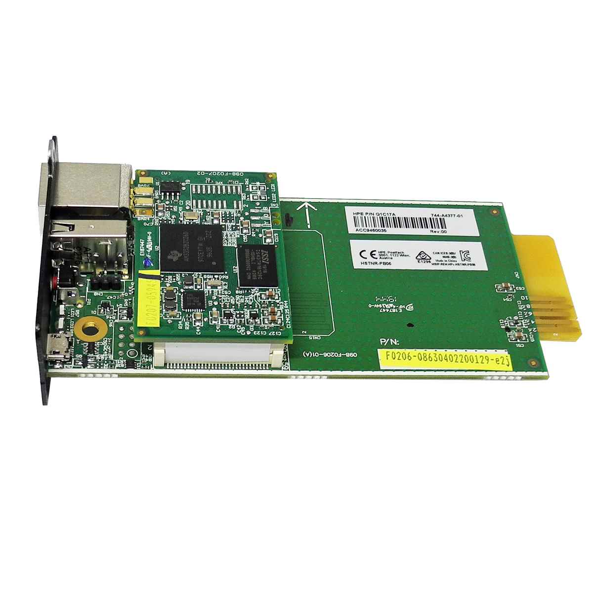 HP Q1C17A 871474-001 Single Phase 1Gb UPS Network Management Module for HP R1500 G5 HP Q1C17A 871474-001 Single Phase 1Gb UPS Network Management Module for HP R1500 G5