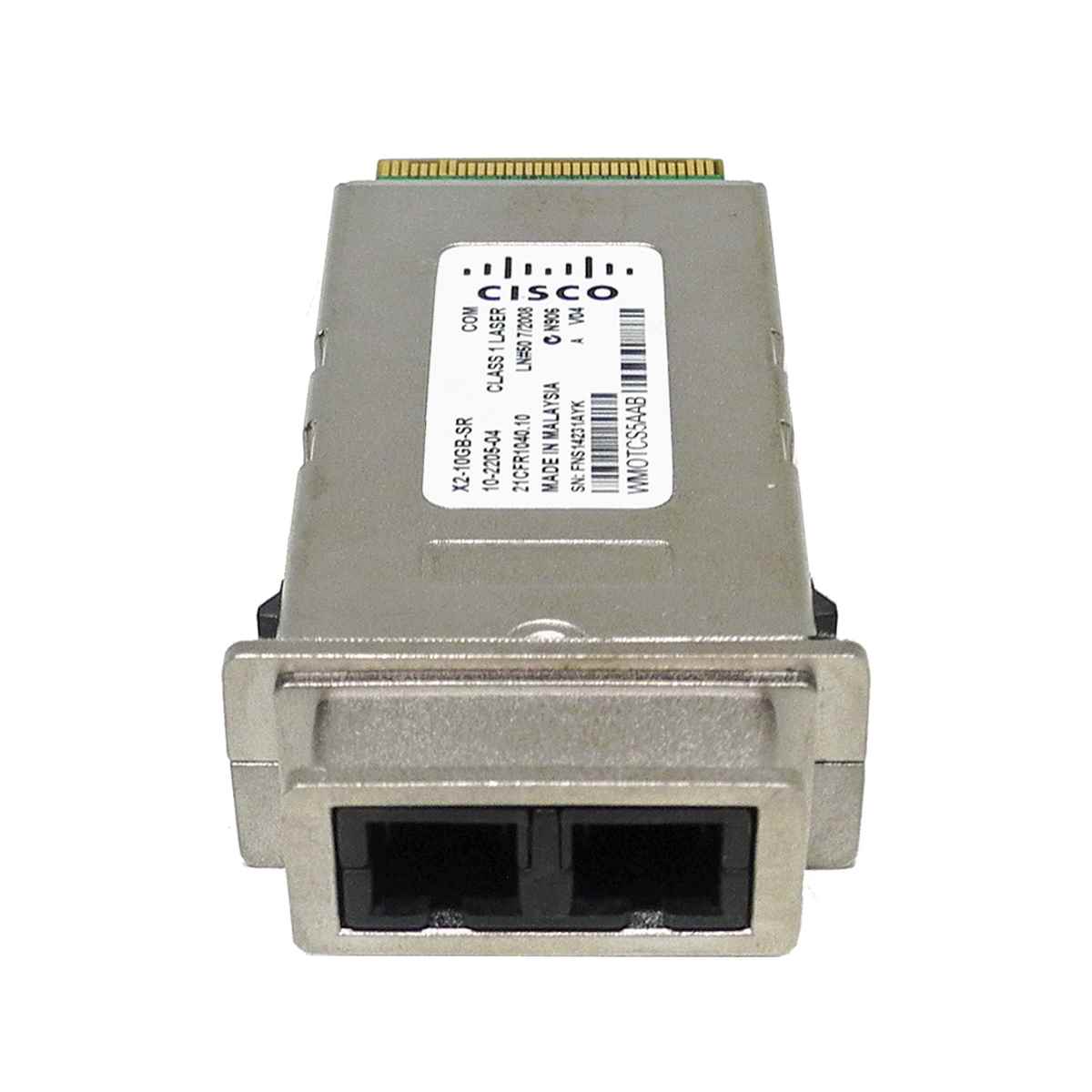 Cisco X2-10GB-SR Original 10 Gigabit Ethernet Transceiver Module PN 10-2205-04 Cisco X2-10GB-SR Original 10 Gigabit Ethernet Transceiver Module PN 10-2205-04