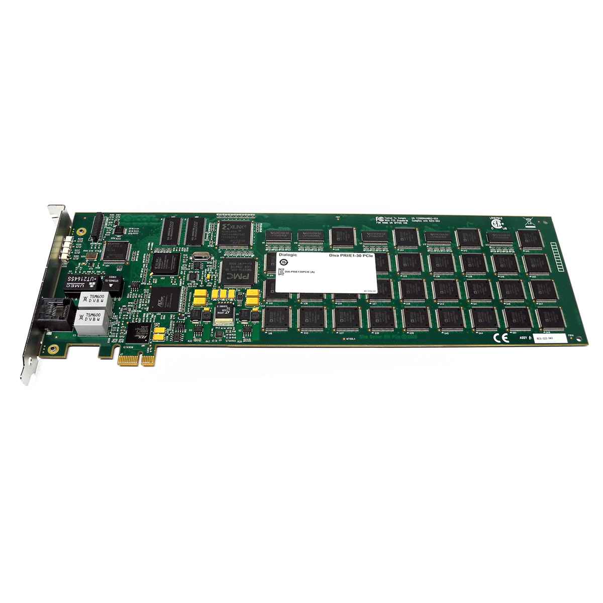 Dialogic Diva PRI / E1-30 PCIe Media Board 803-023-04E Dialogic Diva PRI / E1-30 PCIe Media Board 803-023-04E