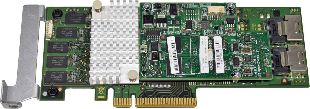 Fujitsu Primergy D3116-C26 6Gb PCIe x8 1GB Cache SAS RAID Controller 2x SAS Cable LP