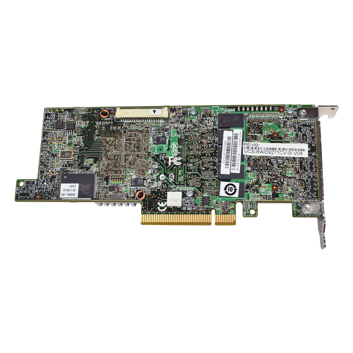 Cisco-UCS-RAID9271CV-8I-V04-L3-25413-28A-SAS-9271-003.jpg Cisco UCS-RAID9271CV-8I V04 L3-25413-28A SAS 9271-8I LP + Cache Modul + SAS Kabel + BBU