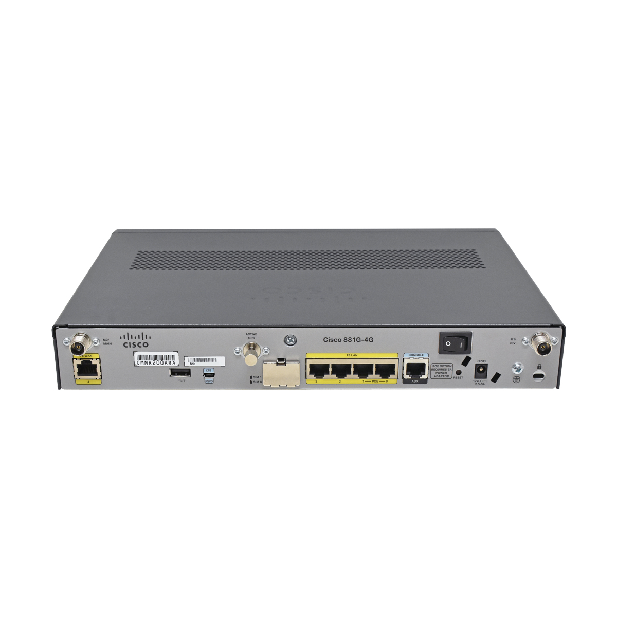 Cisco C881G-4G-GA-K9 4-Port Fast Ethernet Integrated Services Router + Netzteil + Antenne Cisco C881G-4G-GA-K9 4-Port Fast Ethernet Integrated Services Router + Netzteil + Antenne
