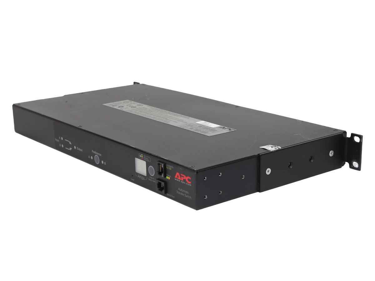 APC Automatic Transfer Switch AP7723 1x C19 8x C13 +Rack Ears APC Automatic Transfer Switch AP7723 1x C19 8x C13 +Rack Ears