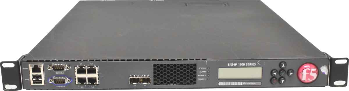 F5 Networks Big-IP 1600 Series 200-0294-21 Load Balancer 1 x PSU Rack Ears