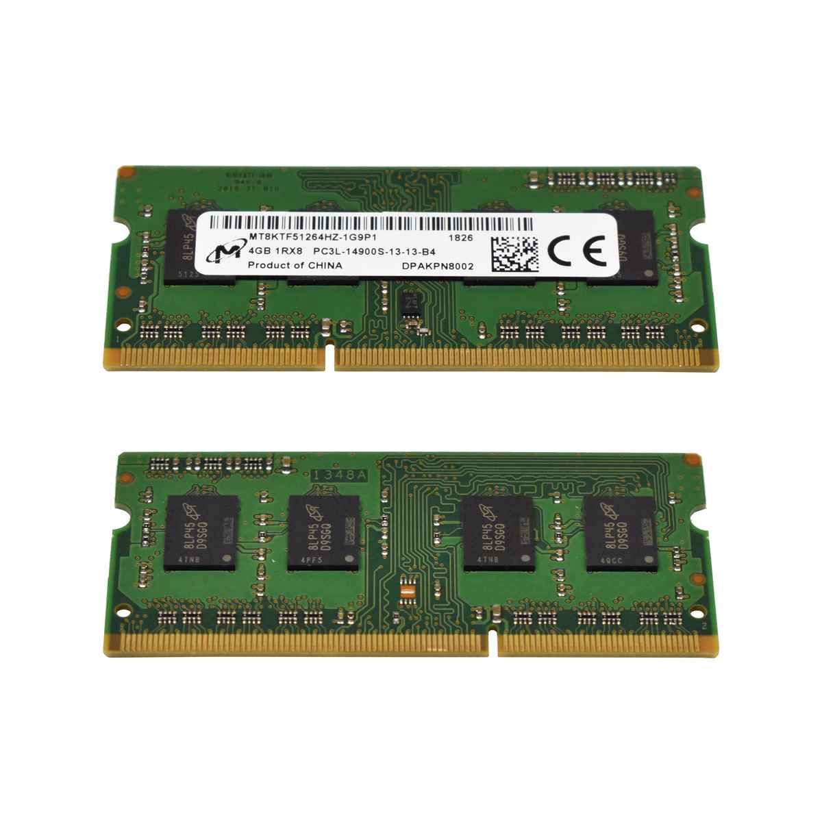 Micron 4GB 1Rx8 PC3L-14900S MT8KTF51264HZ-1G9P1 SO-DIMM Micron 4GB 1Rx8 PC3L-14900S MT8KTF51264HZ-1G9P1 SO-DIMM