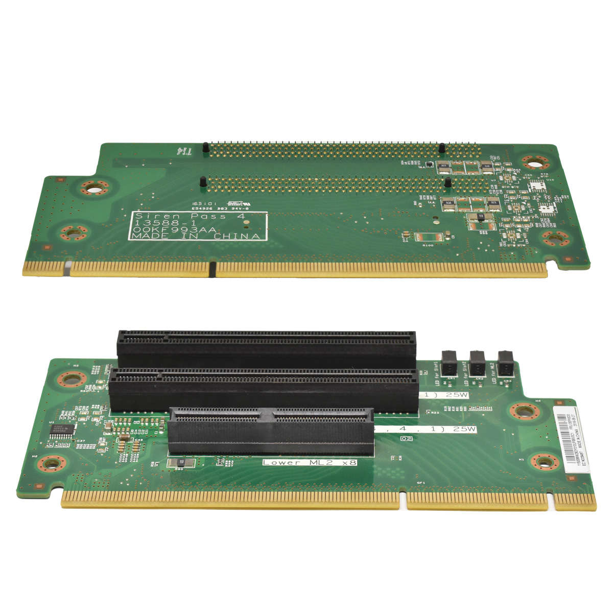 IBM-Lenovo-Slot-Riser-Board-2x-PCIe-x16-1x-ML2-x8-005.jpg IBM Lenovo Slot Riser Board 2x PCIe x16 1x ML2 x8 Gen3 00KA630