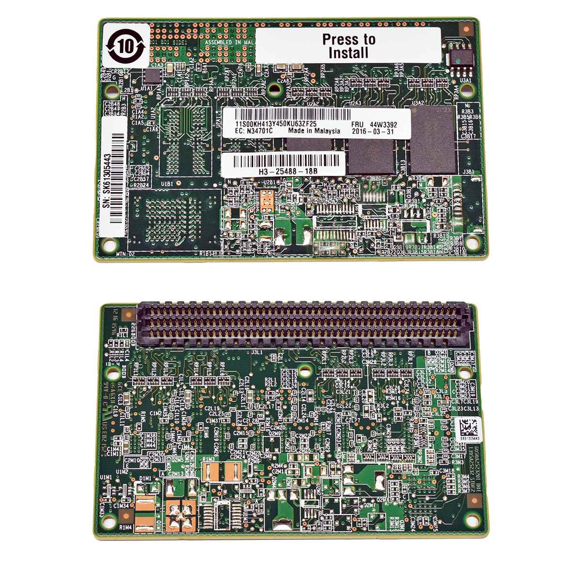 IBM ServRAID M5200 Series 1 GB Cache RAID 5 Upgrade 44W3392 IBM ServRAID M5200 Series 1 GB Cache RAID 5 Upgrade 44W3392