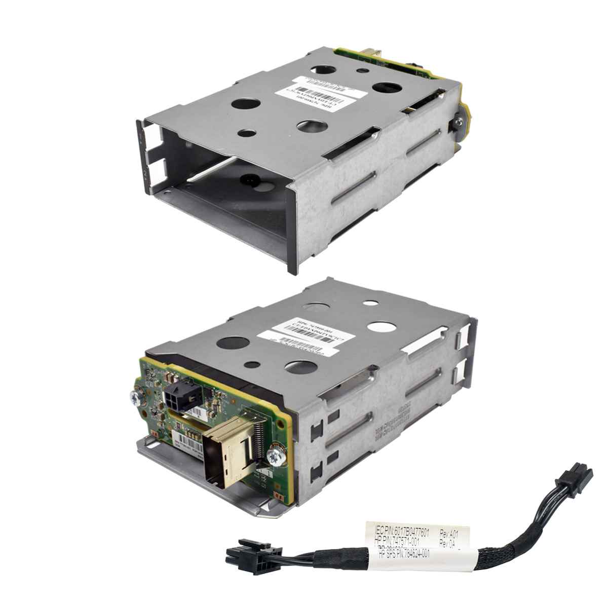HP DL380 Gen9 Rear SFF Duo Hard Disk Cage + Platine + Kabel 747599-001 777280-001 HP DL380 Gen9 Rear SFF Duo Hard Disk Cage + Platine + Kabel 747599-001 777280-001