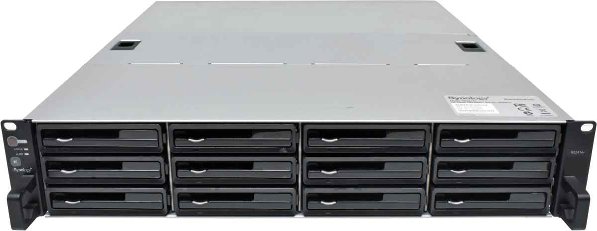 Synology RS2414+ 2U NAS Rack Station Ink. 12x 3,5 HDD Rahmen 2x Intel Atom 8GB PC3 RAM Synology RS2414+ 2U NAS Rack Station Ink. 12x 3,5 HDD Rahmen 2x Intel Atom 8GB PC3 RAM