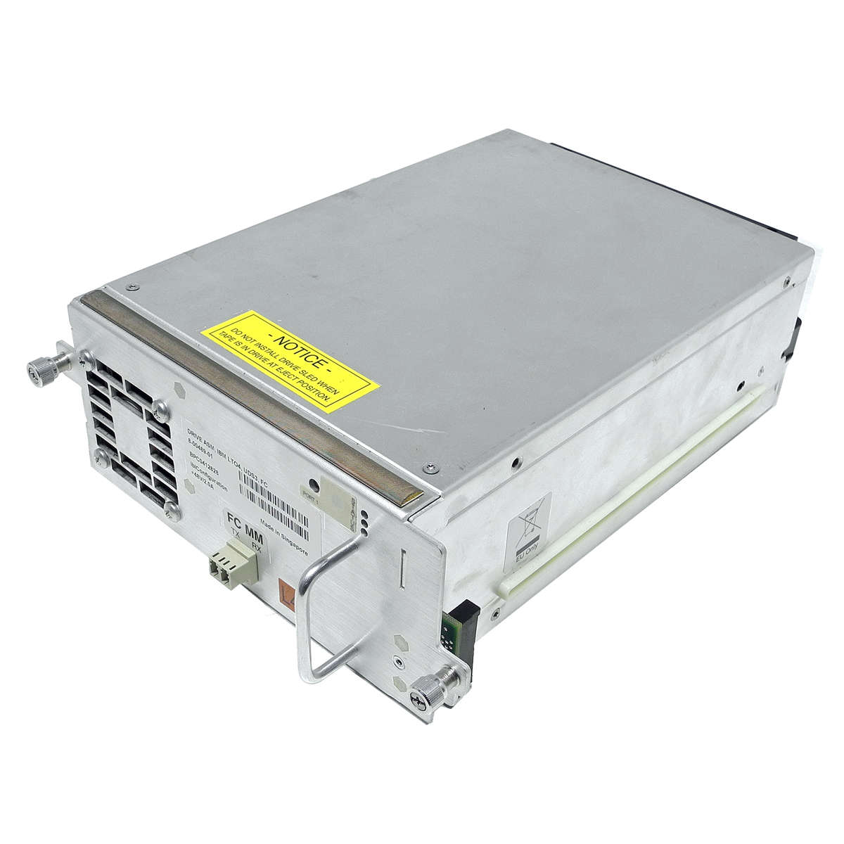 Quantum-8-00489-01-DRV-ASM-LTO-4-UDS3-FC-Tape-Driv-001.jpg Quantum 8-00489-01 DRV ASM LTO 4 UDS3 FC Tape Drive/Bandlaufwerk für IBM TS3310