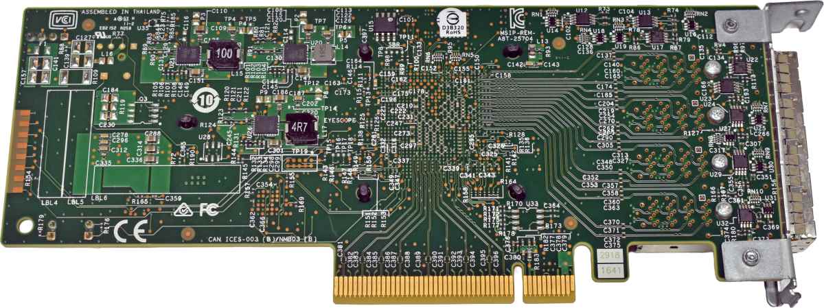 LSI Avago SAS9305-16e 03-25704-02005 4-Port 12G PCIe x8 SAS Controller LP LSI Avago SAS9305-16e 03-25704-02005 4-Port 12G PCIe x8 SAS Controller LP