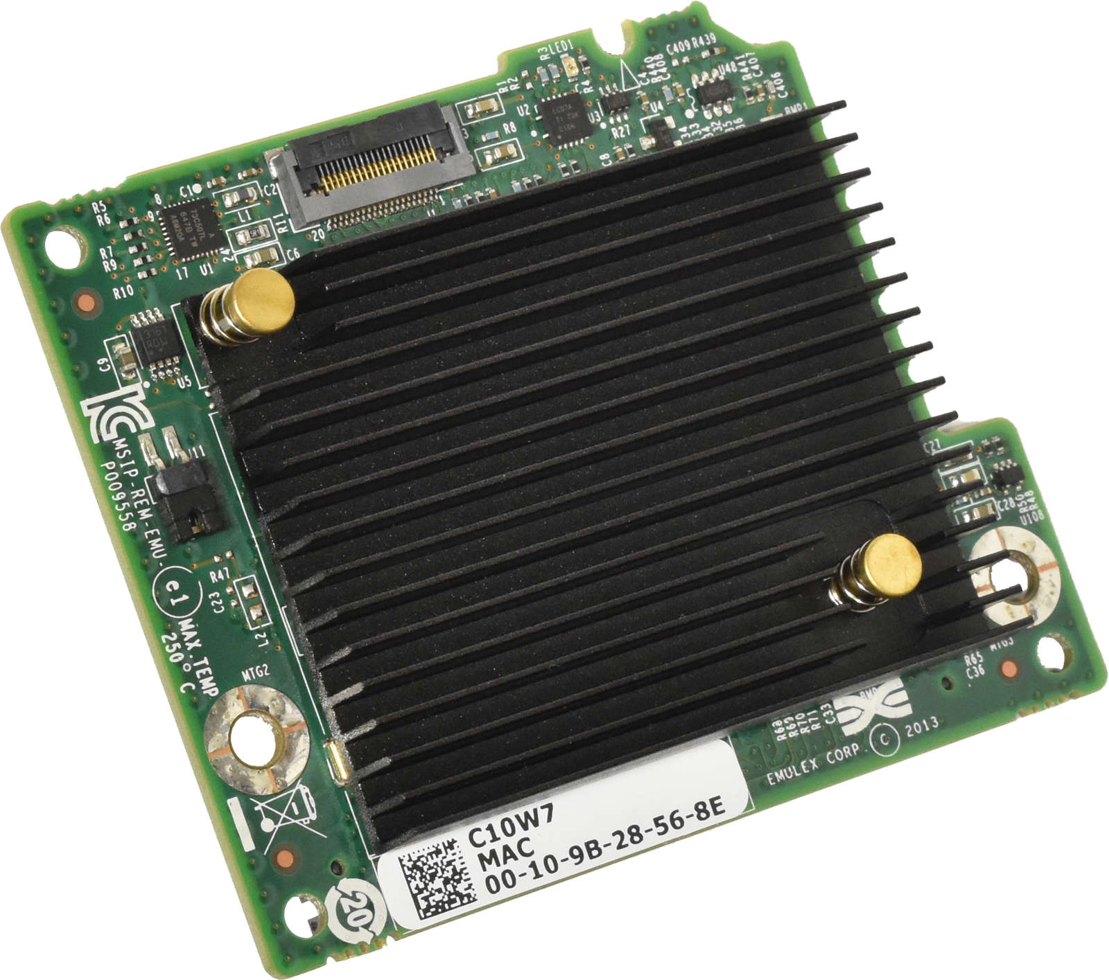 EMULEX / DELL P009558 10G Dual Port Blade Network Daughter Card C10W7 P009558-41M