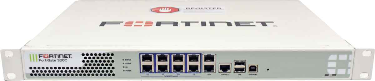 Fortinet FortiGate-300C FG-300C 10-Port RJ-45 GE Firewall +Rack Ears Fortinet FortiGate-300C FG-300C 10-Port RJ-45 GE Firewall +Rack Ears