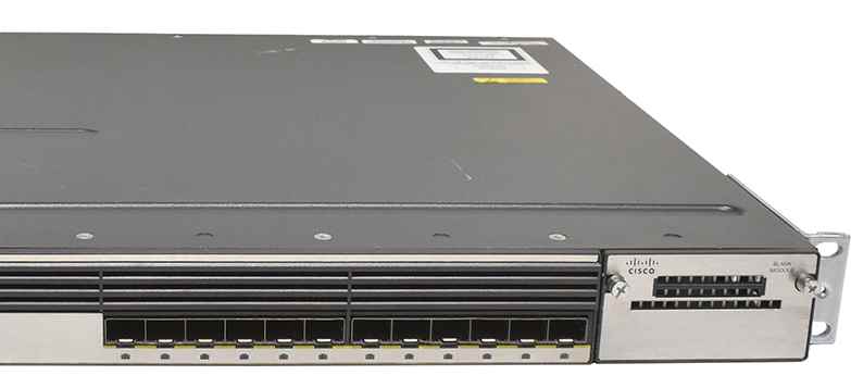 Cisco Catalyst WS-C3750X-12S-E 12-Port SFP GE Switch 1x PSU Rack Ears Cisco Catalyst WS-C3750X-12S-E 12-Port SFP GE Switch 1x PSU Rack Ears