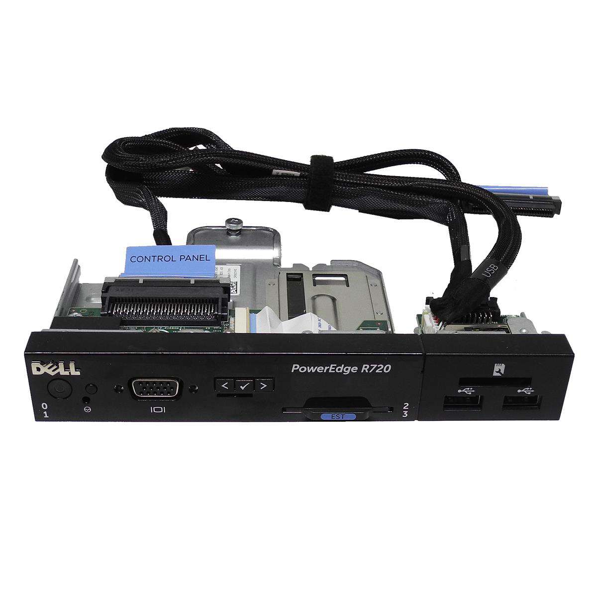 DELL PowerEdge R720 Front Panel Cage Assembly 0X1H10 + Kabel 0K5RJY 0T507V