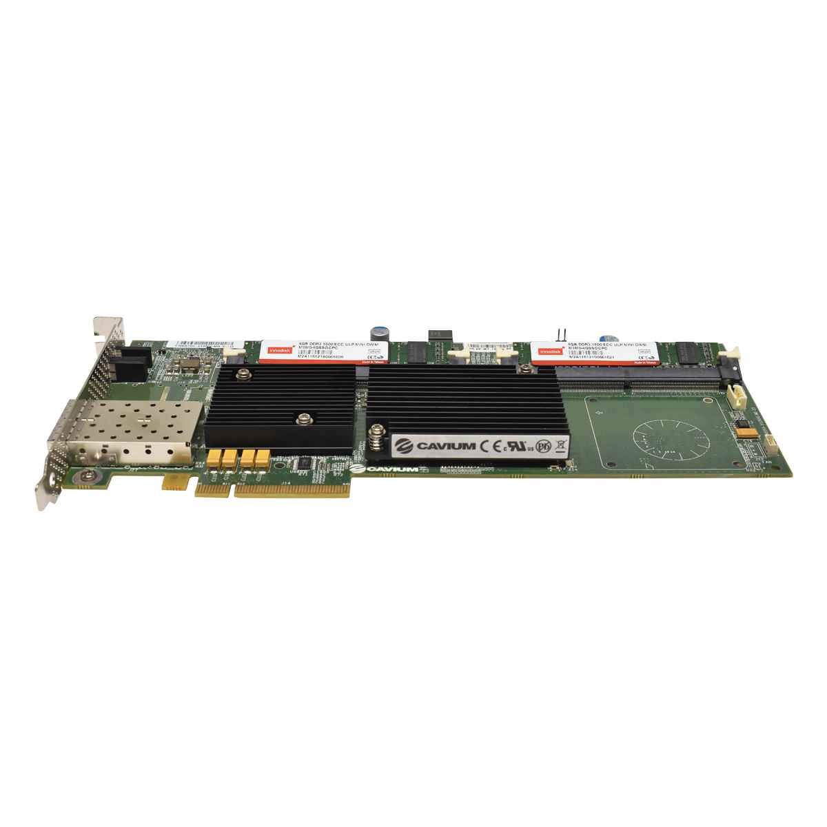 Cavium CN6870C-210NV-M8-2.0-G PCIe x8 Netzwerkkarte 2x4GB DDR3 Mini Dimm 2x SFP+ Ports Cavium CN6870C-210NV-M8-2.0-G PCIe x8 Netzwerkkarte 2x4GB DDR3 Mini Dimm 2x SFP+ Ports