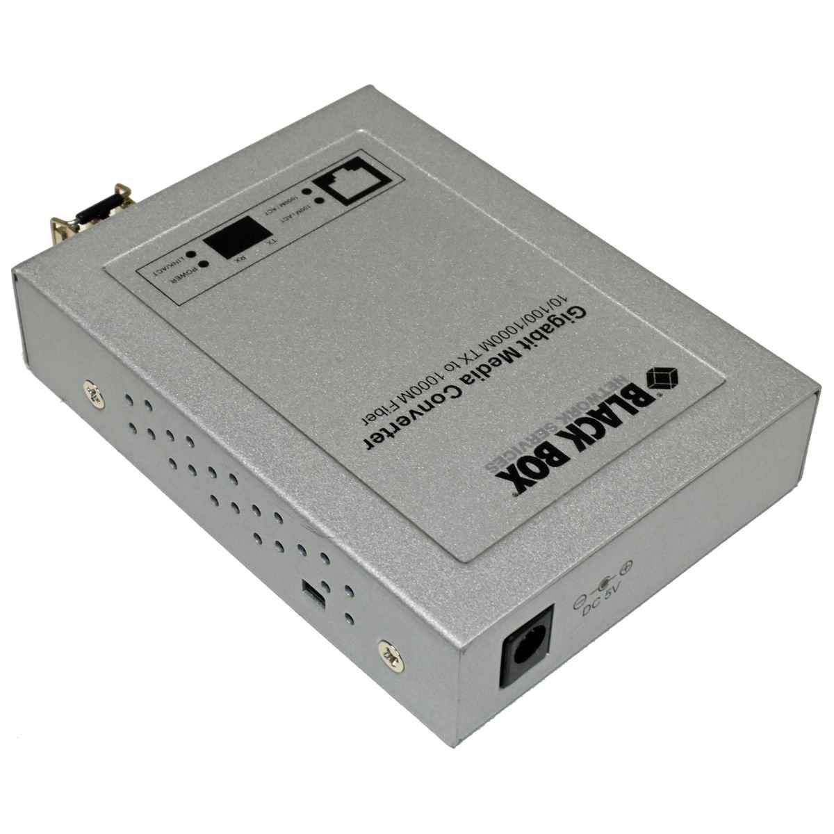Black Box LGE217AE Gigabit Media Converter for 1000 BASE-TX into 1000 BASE-SX / LX without 5V Power Supply Black Box LGE217AE Gigabit Media Converter for 1000 BASE-TX into 1000 BASE-SX / LX without 5V Power Supply