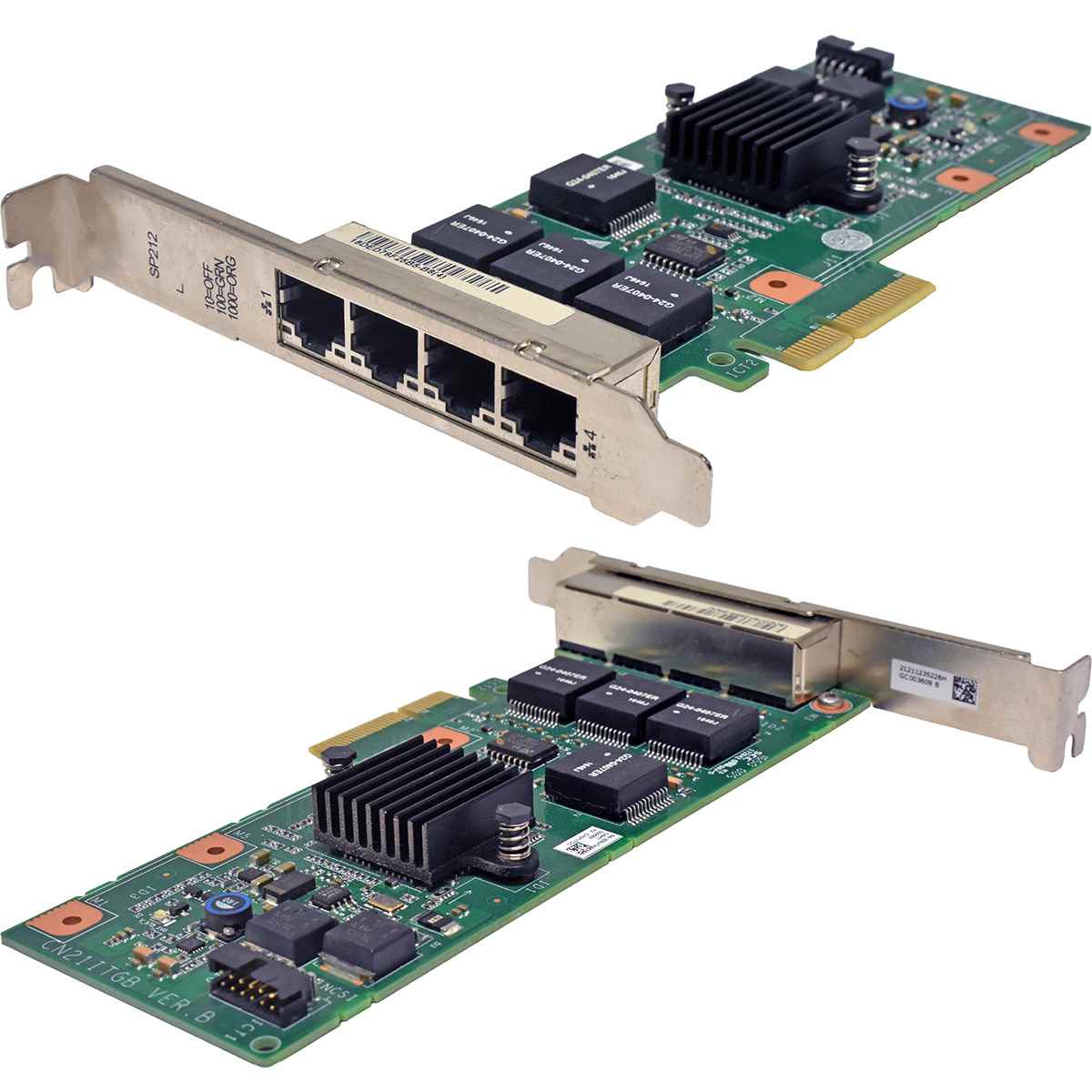 Huawei CN21ITGB Quad-Port NIC GE RJ-45 PCIe x4 FP