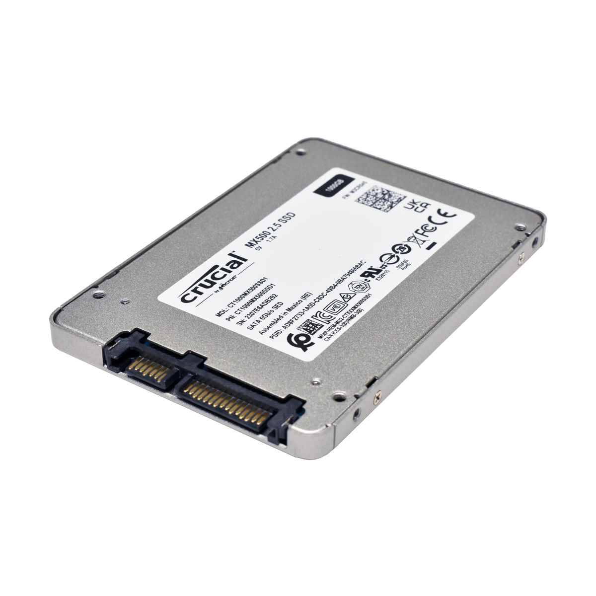 Crucial MX200 500GB 2.5 Zoll SATA 6Gb/s SSD 7mm 9,5mm CT500MX200SSD1