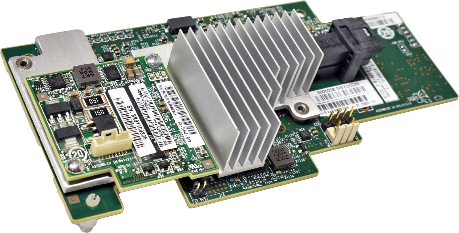 Intel 12G MiniSAS HD RAID Controller PBA H24095-303 03-25633-11C RMS3CC040 + Cache + Cable