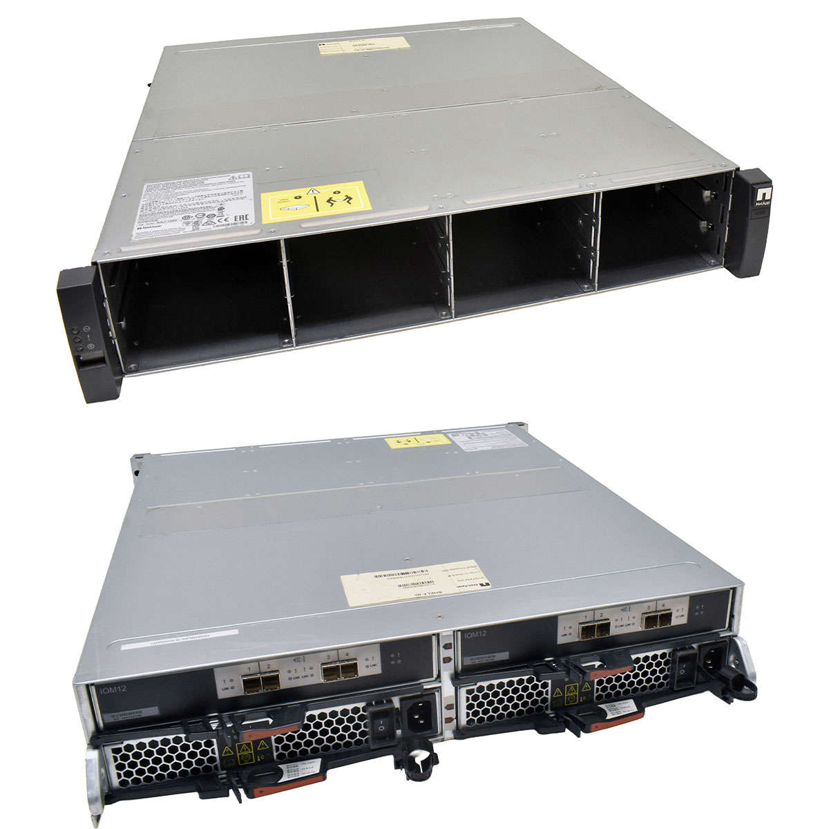 NetApp DS212C NAJ-1502 Expansion Shelf Disk 12x LFF 2x Controller IOM12