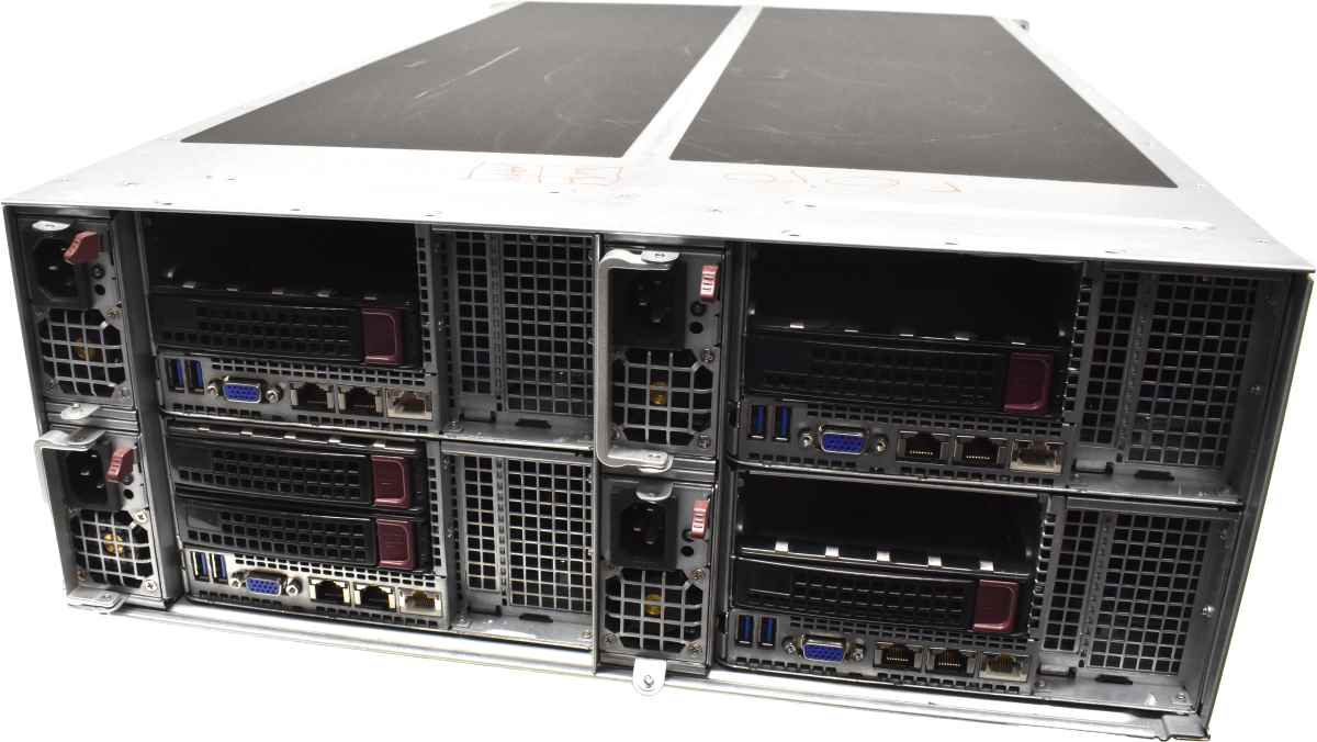 Supermicro Node Server 4xNode X10DRFR-NT 8x E5-2630V4 128GB PC4 32x3,5Bay Supermicro Node Server 4xNode X10DRFR-NT 8x E5-2630V4 128GB PC4 32x3,5Bay