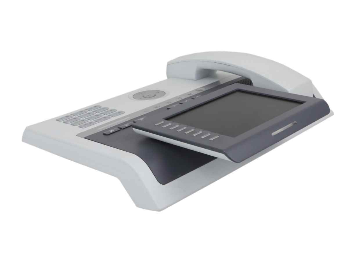 2x Siemens / Unify Phone OpenStage 60 G SIP IP VoIP Phone Ice Blue Handset