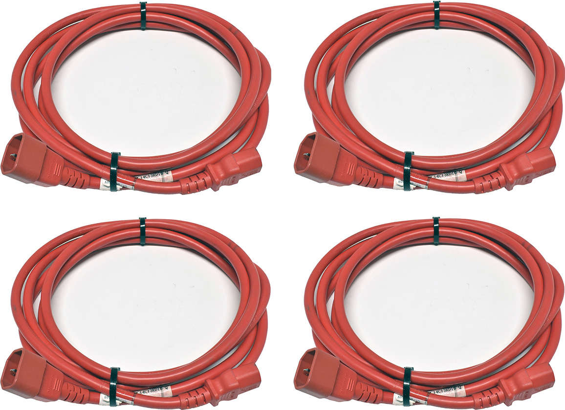 4x-Panduit-Netzkabel-C14-C13-Power-Kabel-rot-3m-10-001.jpg 4x Panduit Netzkabel C14 C13 Power Kabel rot 3m 10A 250V Verlängerung PC14C13RD10-Q