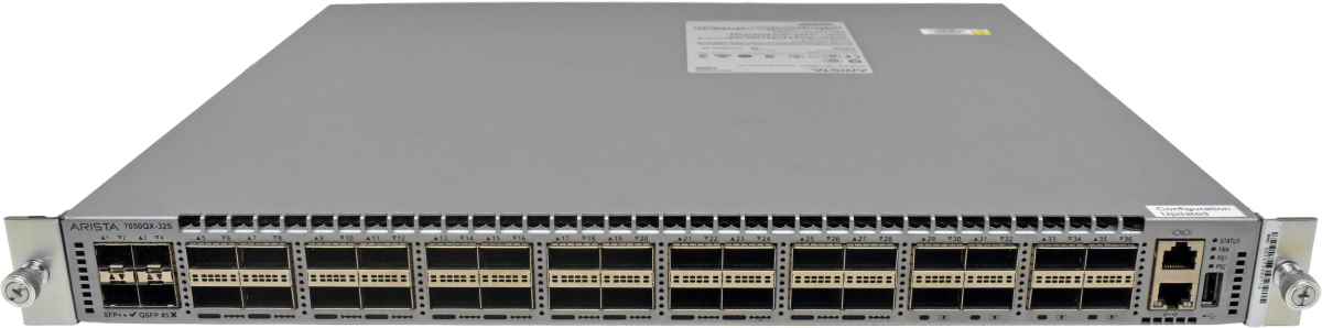 Arista DCS-7050QX-32S-F 32-Port 40G QSFP+ Ethernet Switch +Insides of Rack Rails