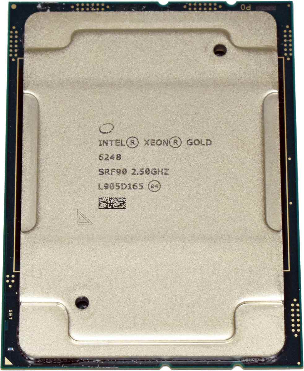 Intel Xeon Gold Processor 6248 20-Core 2.50GHz 27.75MB Cache SRF90 FCLGA3647 Intel Xeon Gold Processor 6248 20-Core 2.50GHz 27.75MB Cache SRF90 FCLGA3647