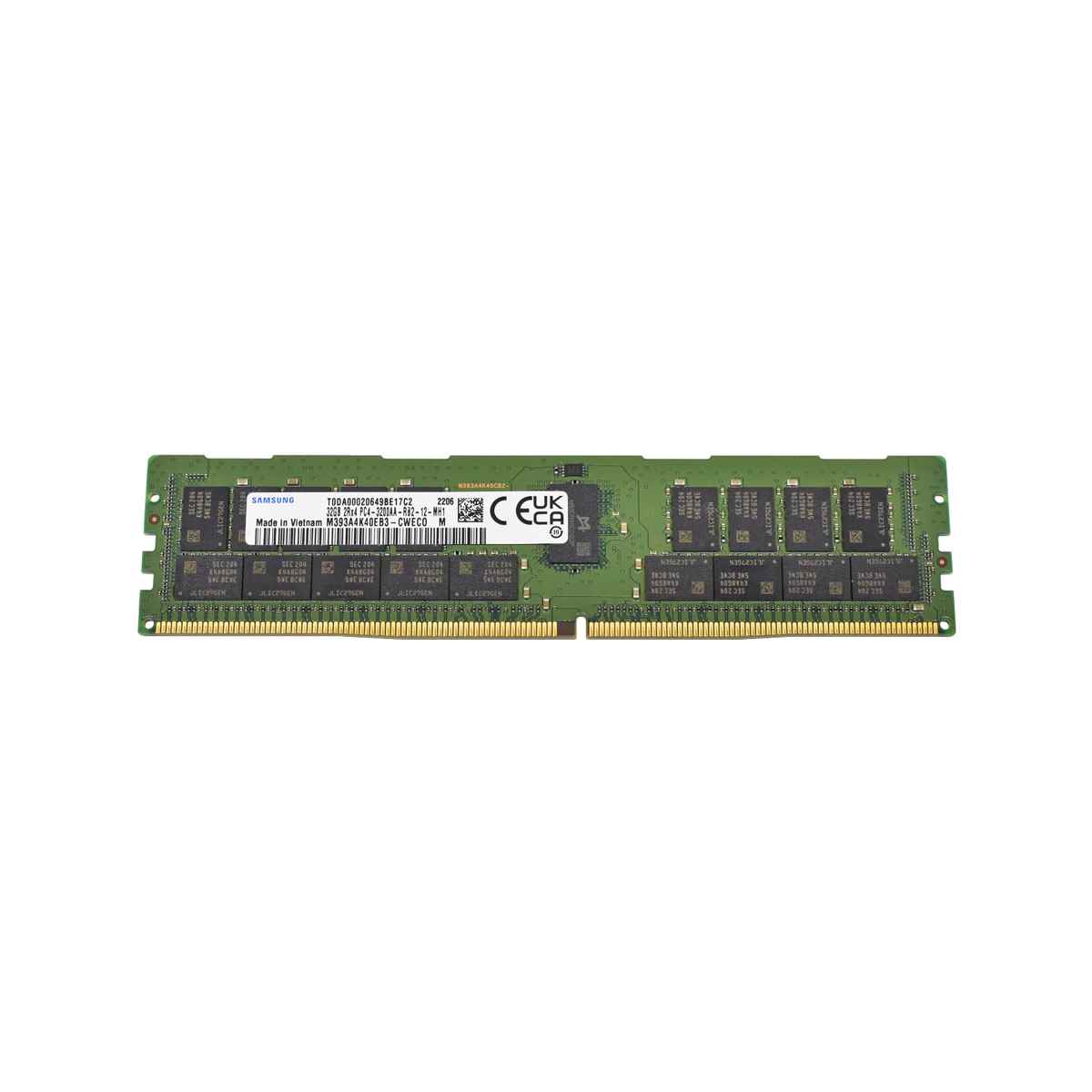 HP Samsung 32GB 2Rx4 PC4-3200AA DDR4 RAM M393A4K40EB3-CWE P03052-091