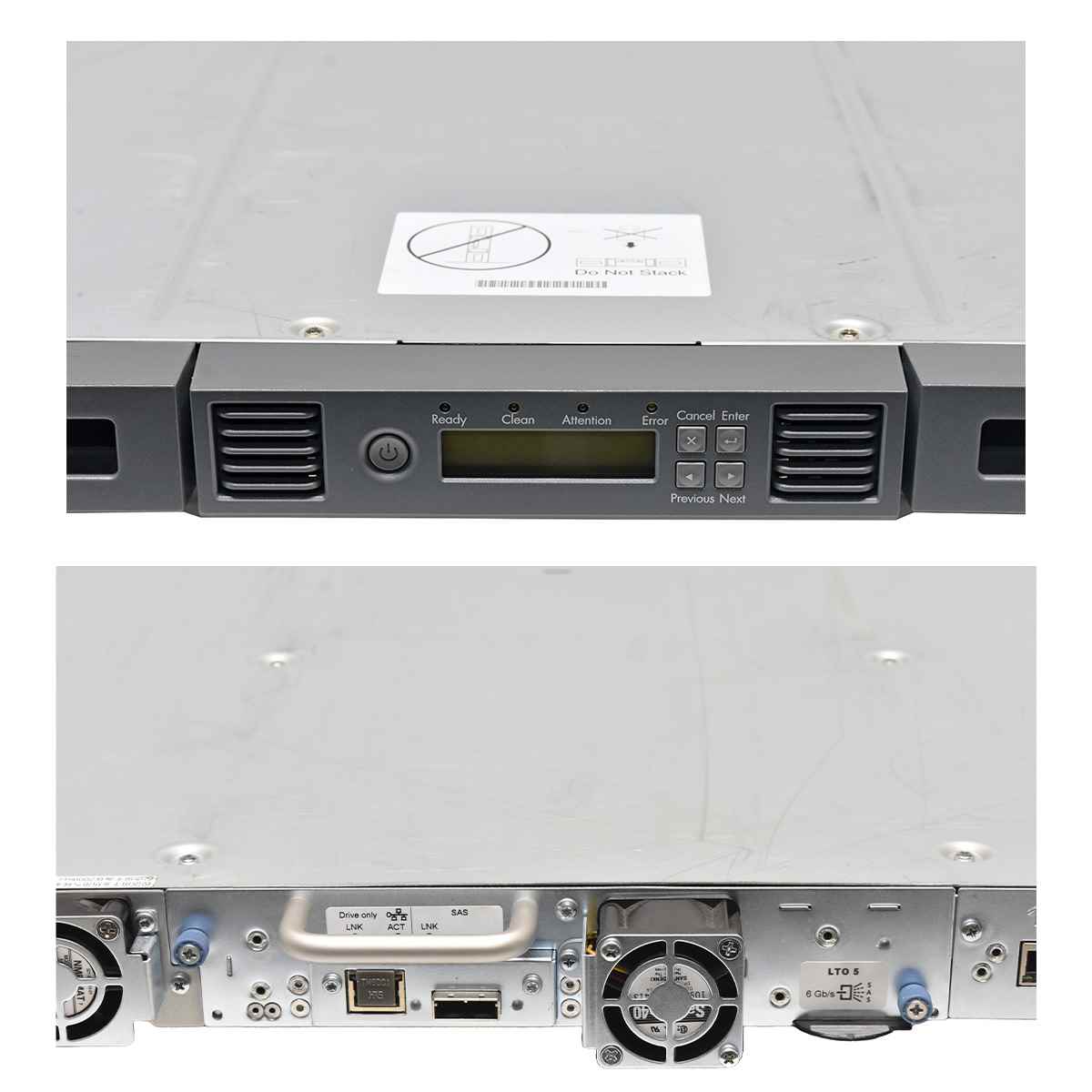 HP StorageWorks 1/8 G2 8-Slot Tape Autoloader 435243-002 LTO-5 6G SAS RJ-45 HP StorageWorks 1/8 G2 8-Slot Tape Autoloader 435243-002 LTO-5 6G SAS RJ-45