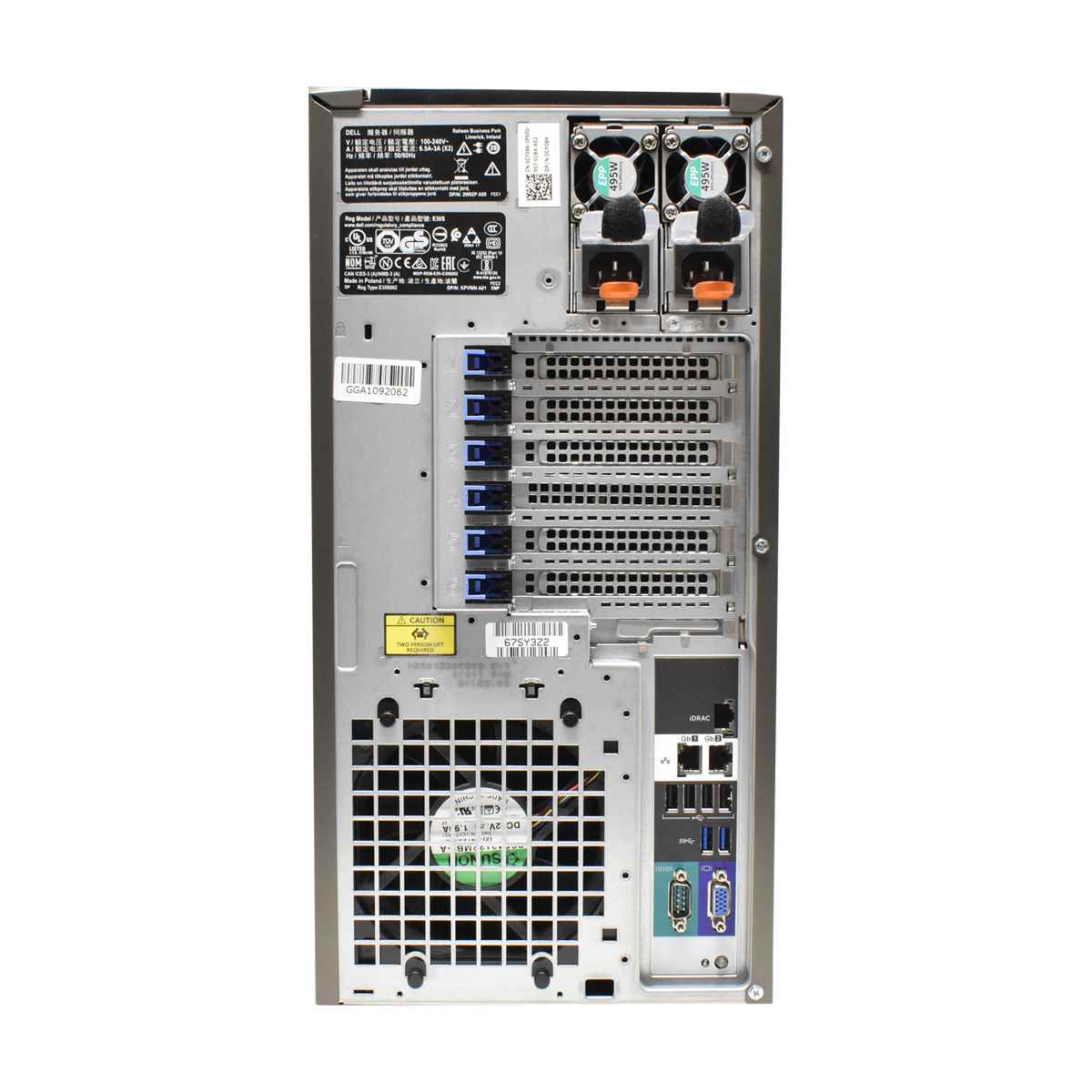 Dell PowerEdge T440 Tower 1x Xeon Silver 4110 2,1GHz 48GB PC4 H330 8x 3,5 LFF
