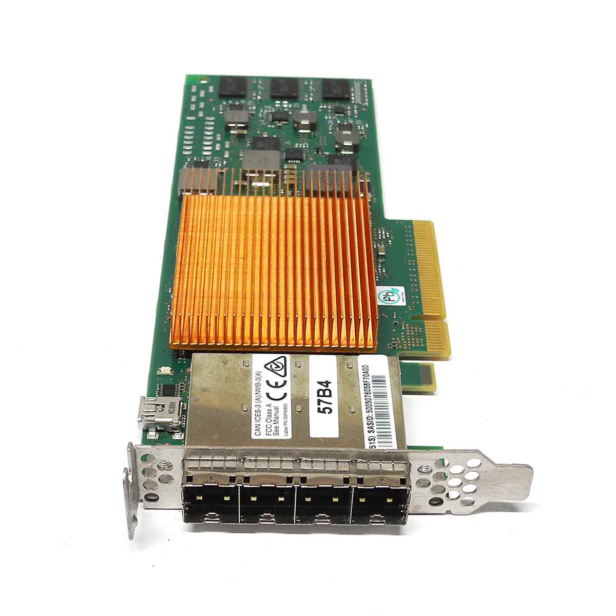 IBM 57B4 Quad-Port 6G SAS RAID Controller PCIe3 x8 für Power8 System 01DH504 IBM 57B4 Quad-Port 6G SAS RAID Controller PCIe3 x8 für Power8 System 01DH504