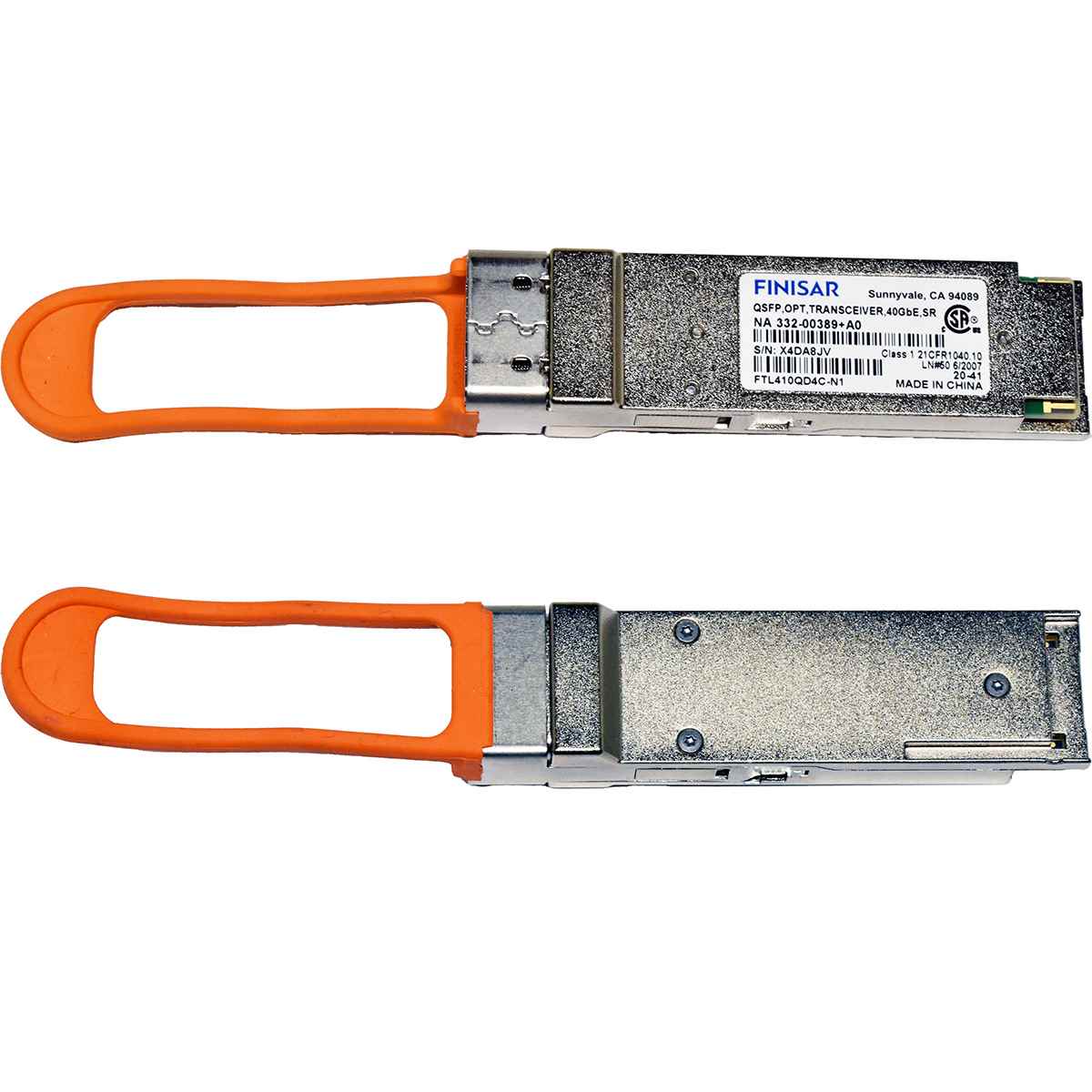 Finisar FTL410QD4C-N1 332-00389 4 Lanes 850nm MPO Transceiver Module Finisar FTL410QD4C-N1 332-00389 4 Lanes 850nm MPO Transceiver Module