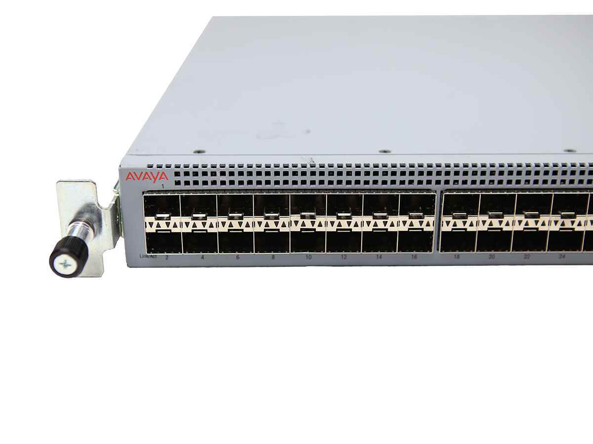 Avaya VSP 7254XSQ EC720001X-E6/3X-E6 48-Ports SFP+ 10GE Switch 6x 40G QSFP+ Rack Ears