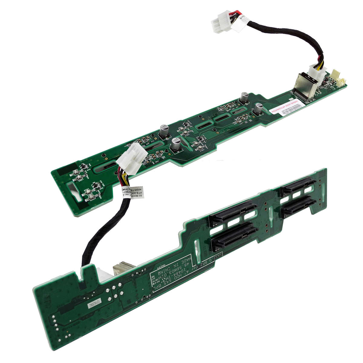 Fujitsu-A3C40137287-GS01-SAS-Backplane-4x2-5-für-P-002.jpg Fujitsu A3C40137287-GS01 SAS Backplane 4x2.5" für Primergy RX200 S7 + Kabel