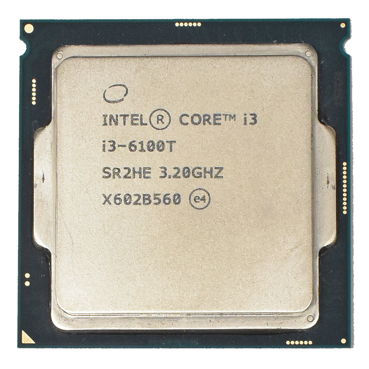 Intel Core Processor i3-6100T 3MB Cache, 3.20 GHz Dual Core FCLGA1155 SR2HE Intel Core Processor i3-6100T 3MB Cache, 3.20 GHz Dual Core FCLGA1155 SR2HE
