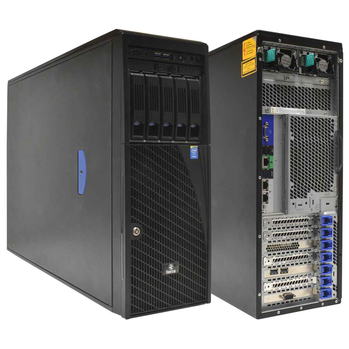 Terra Server Tower Intel Board S2600CW 2x E5-2630 v3 64GB PC4 MR 9316-8i 13x LFF Terra Server Tower Intel Board S2600CW 2x E5-2630 v3 64GB PC4 MR 9316-8i 13x LFF