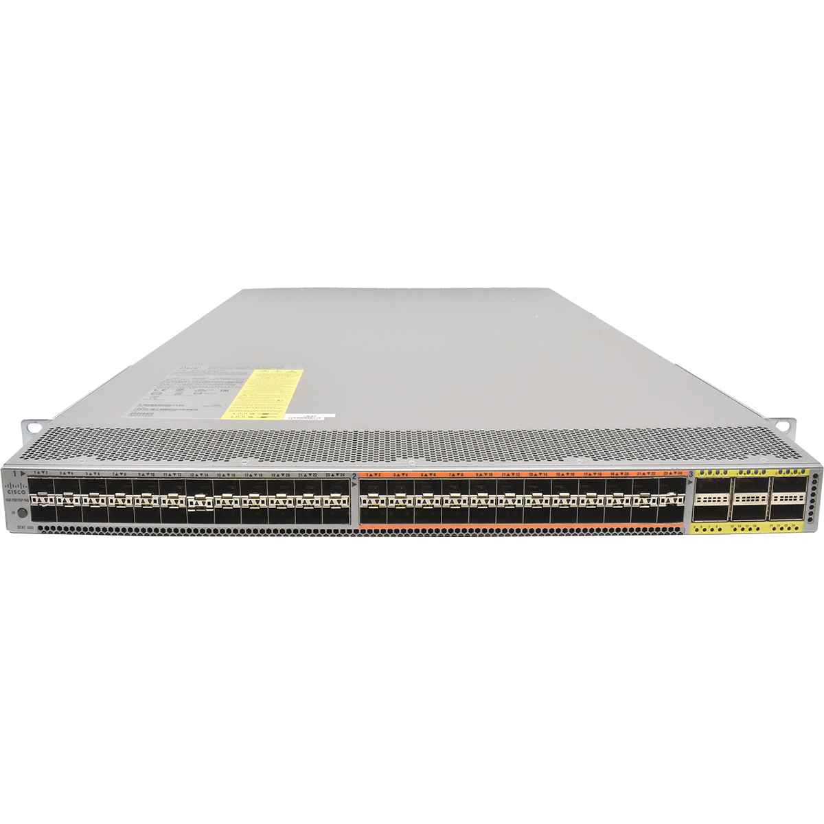 Cisco Nexus Switch N5K-C5672UP-16G 48-Ports SFP+ 10G 6-Ports QSFP+ 40G Rack Ears Cisco Nexus Switch N5K-C5672UP-16G 48-Ports SFP+ 10G 6-Ports QSFP+ 40G Rack Ears