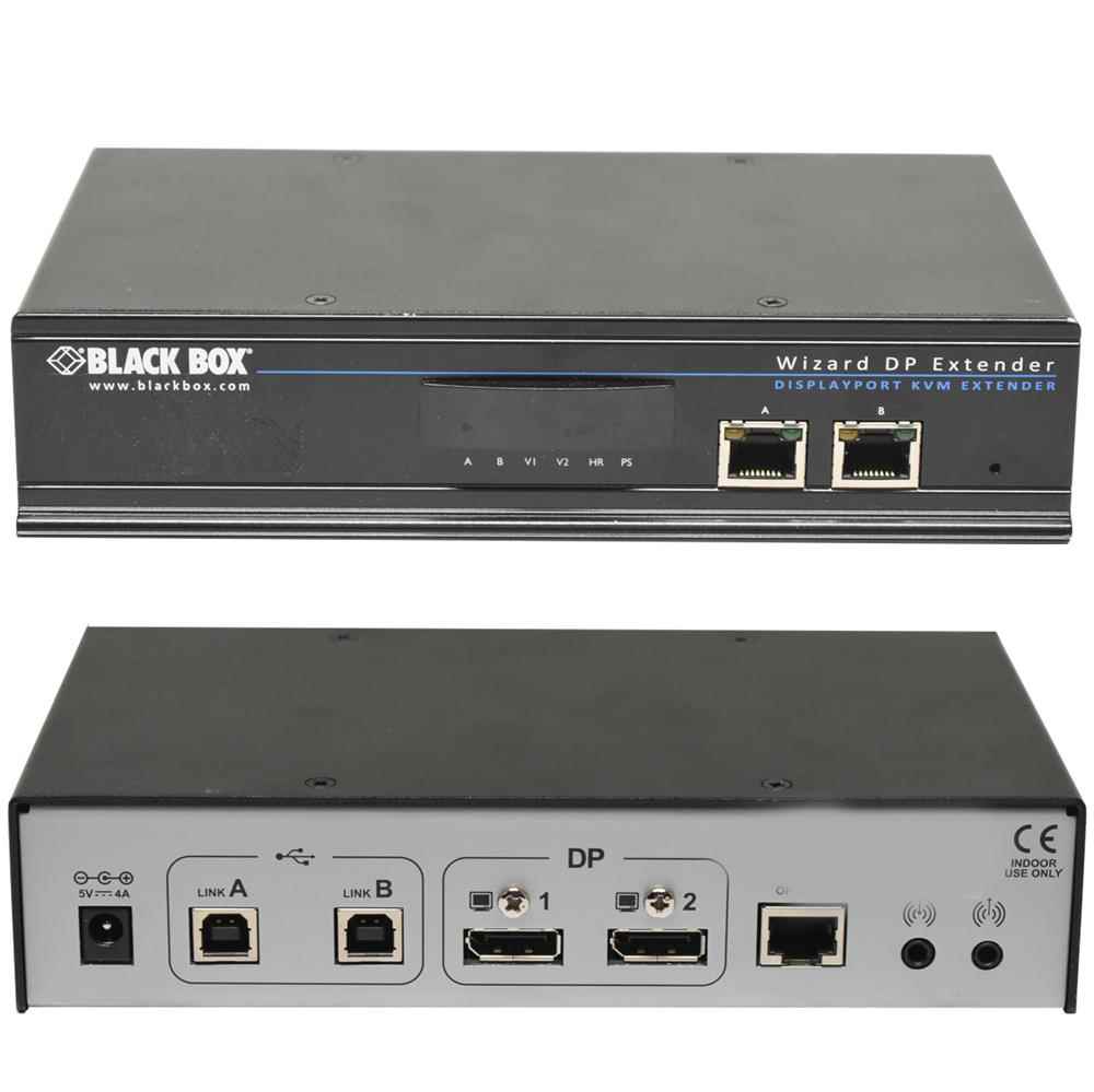 Black Box Wizard DP4030X Extender ACU5800A (2) without 5V Power Supply Black Box Wizard DP4030X Extender ACU5800A (2) without 5V Power Supply
